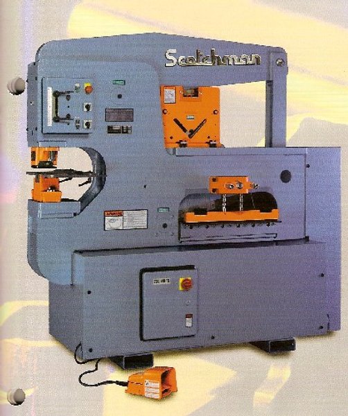6&quot; x 6&quot; x 1/2 Scotchman Hydraulic Ironworker 12012-24M, 120 Ton, Punch, Bar, Angle, New