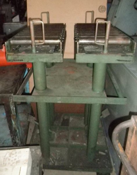 2000 Lb. LEXCO Die Handler w/30" x 36" Roller Top, Adjustable Height