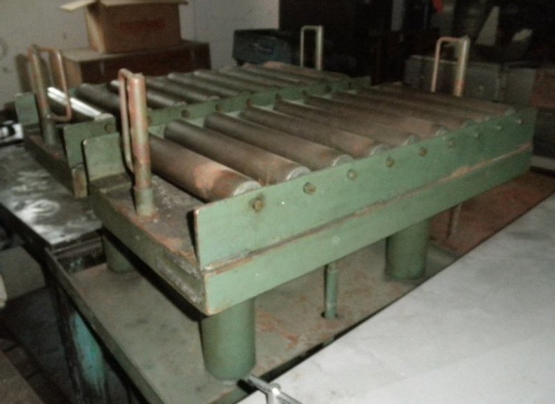 2000 Lb. LEXCO Die Handler w/30" x 36" Roller Top, Adjustable Height