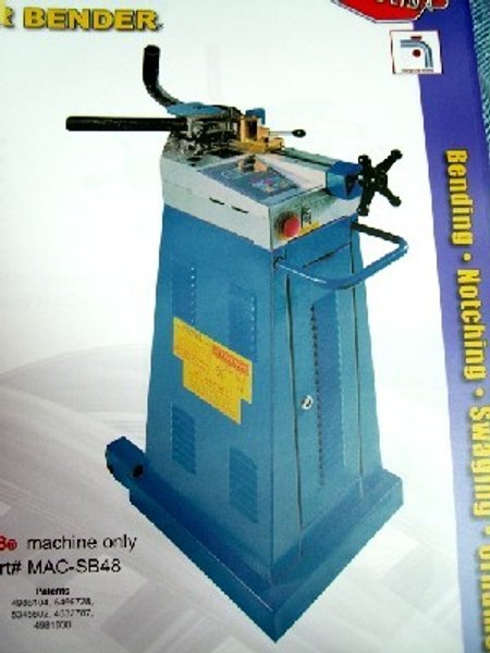 2" ERCOLINA Rotary Bender SB48-TC, 2" Tube, 1-1/4" Sch. 40 Pipe, PLC Control, New