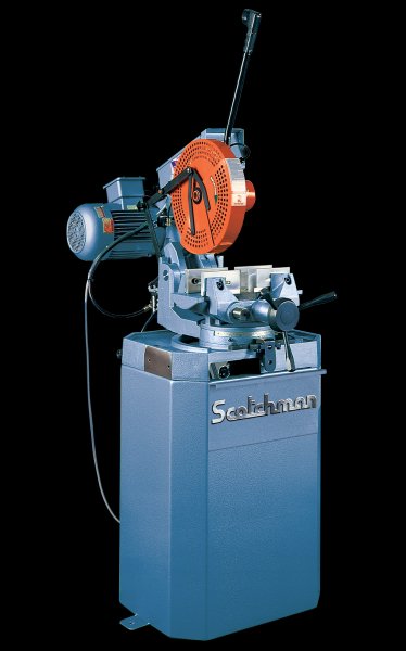 14&quot; Scotchman Cold Saw CPO 350 NF, Non-Ferrous, Miter, 1500/3000 RPM, 3&quot; Solid Rounds, 3 HP, New