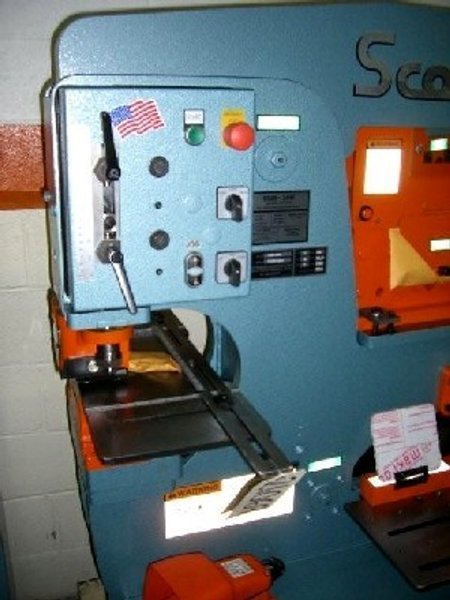 65 Ton Scotchman Hydraulic  Ironworker 6509-24M, Punch, Bar Shear, New