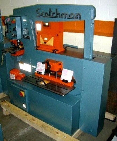 65 Ton Scotchman Hydraulic  Ironworker 6509-24M, Punch, Bar Shear, New