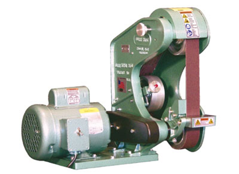 2&quot; BURR KING Belt Grinder  No. 482, 48&quot; Belt, 6000 FPM, 1 HP, 1 Phase, New