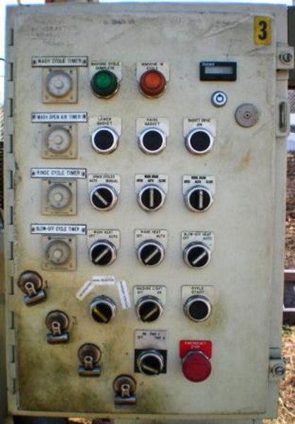 PARTS WASHER, RANSOHOFF, IMMERSOJET, Rotating Basket, Wash, Rinse, Blow Off,1994