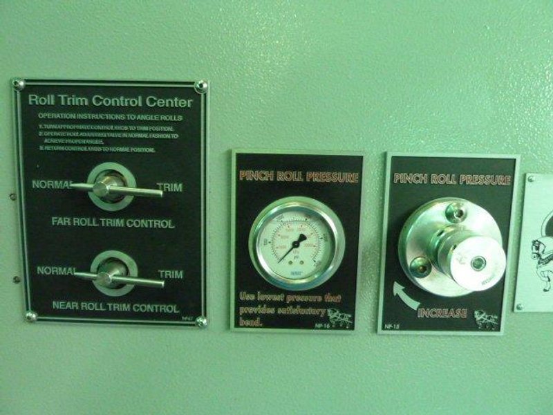 10' x 19/32", WDM, No. 403-13-10, 4 Roll, Hyd., 13" Dia. Roll, New, I