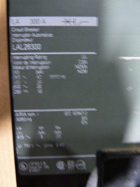 300 Amp, SQUARE D, LA300A,