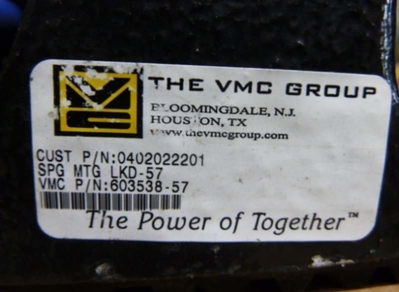 SPRING ISOLATION MOUNT: VMC, Color-Black w/ blue springs, Model: SPG MTG LKD-57 (2) Available 