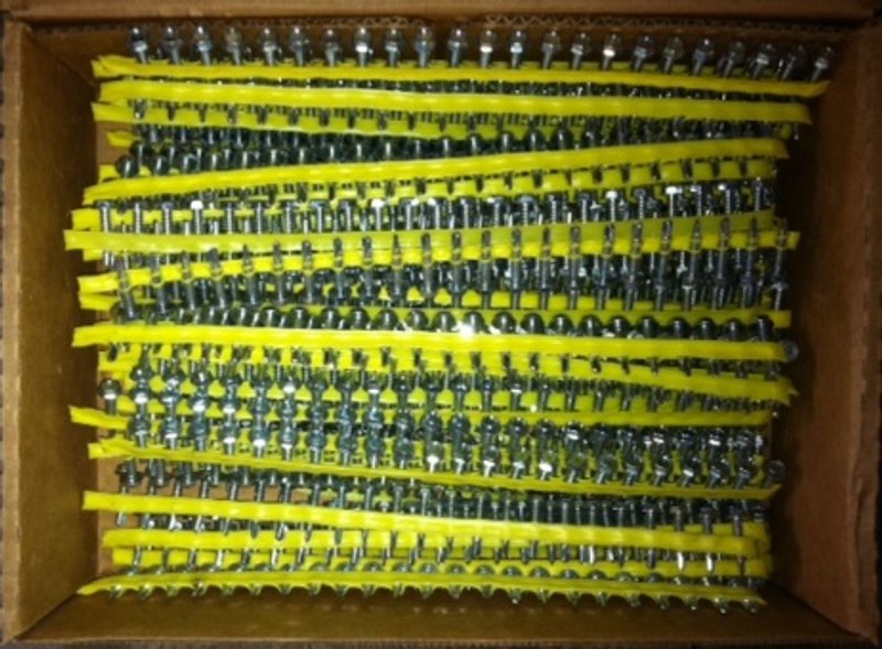 Screws,No.X1S1016, 5/16 HEX #10x1&quot;,Approx.1500 screws per box(33)Boxes Available