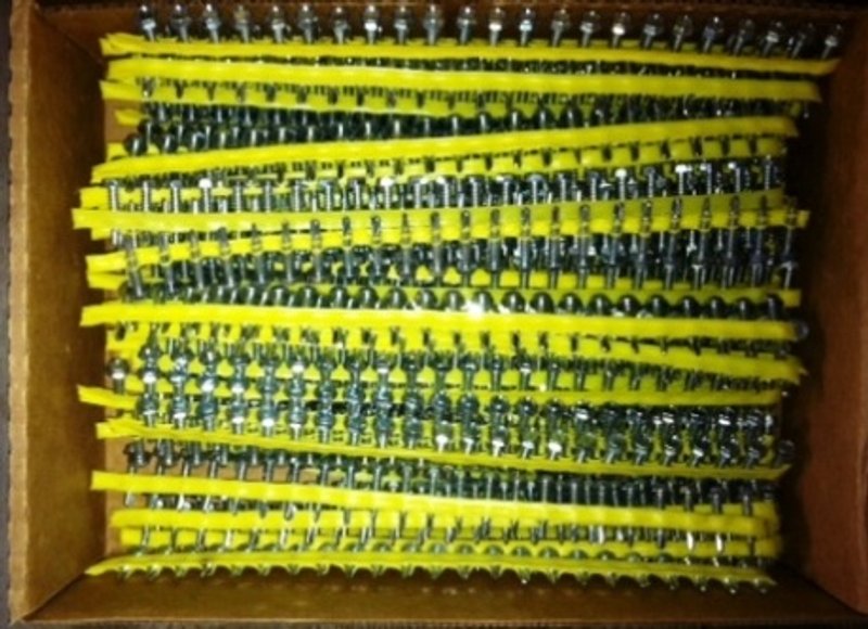Screws,No.X1S1016, 5/16 HEX #10x1&quot;,Approx.1500 screws per box(33)Boxes Available