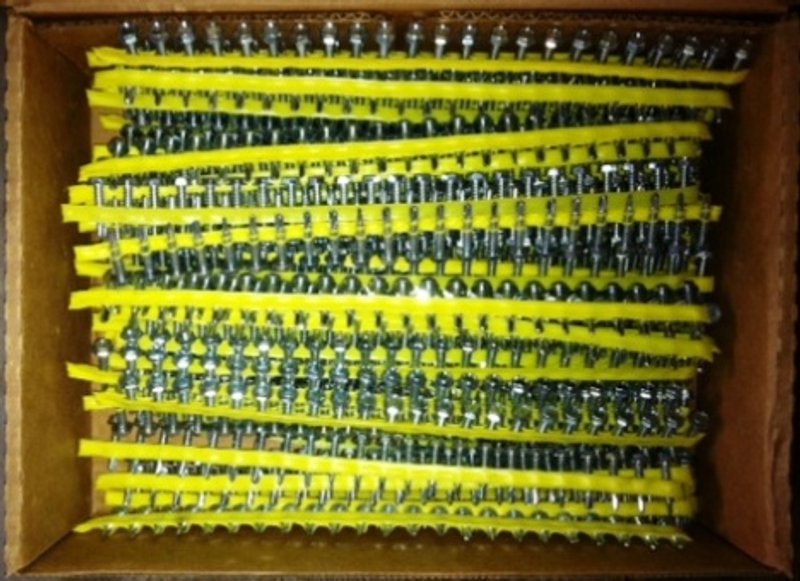 Screws,No.X1S1016, 5/16 HEX #10x1&quot;,Approx.1500 screws per box(33)Boxes Available