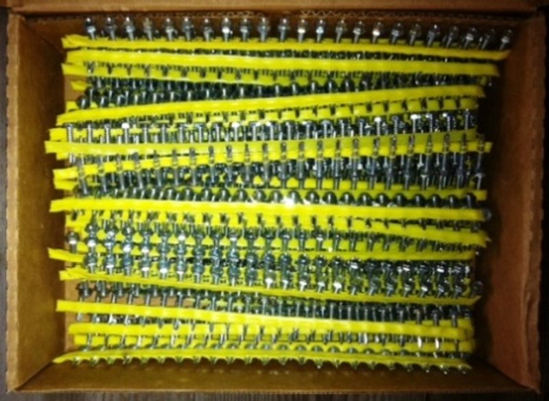 Screws,No.X1S1016, 5/16 HEX #10x1&quot;,Approx.1500 screws per box(33)Boxes Available