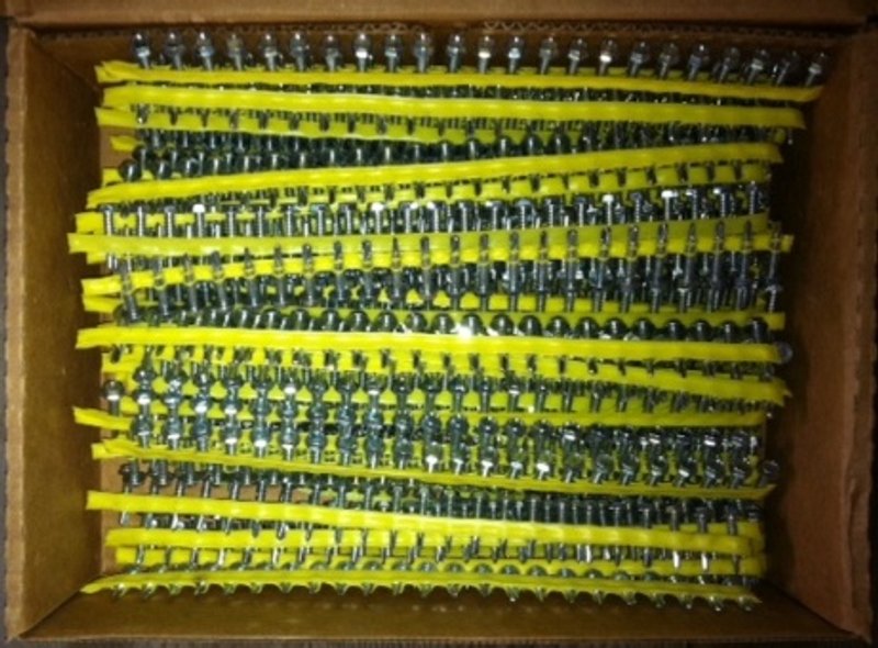 Screws,No.X1S1016, 5/16 HEX #10x1&quot;,Approx.1500 screws per box(33)Boxes Available
