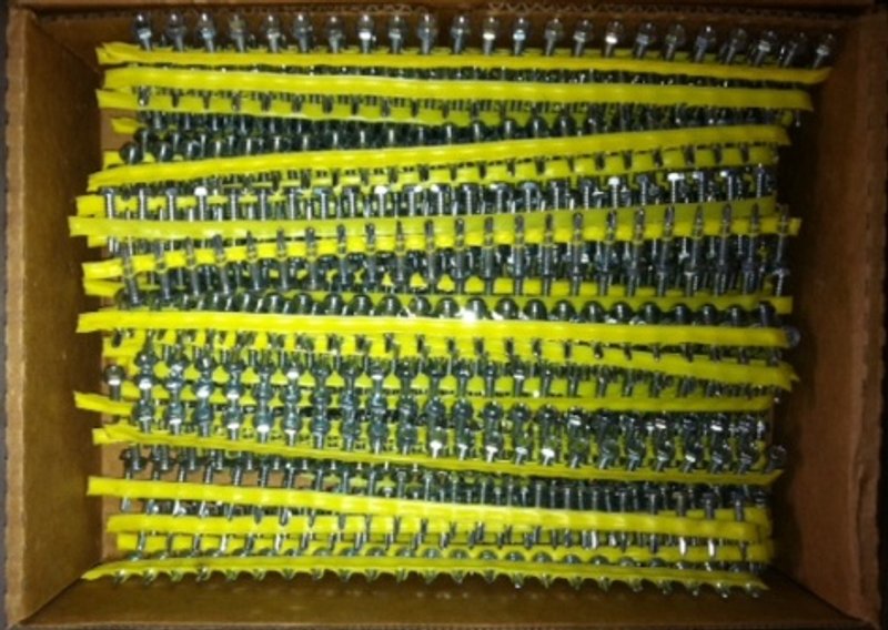 Screws,No.X1S1016, 5/16 HEX #10x1&quot;,Approx.1500 screws per box(33)Boxes Available