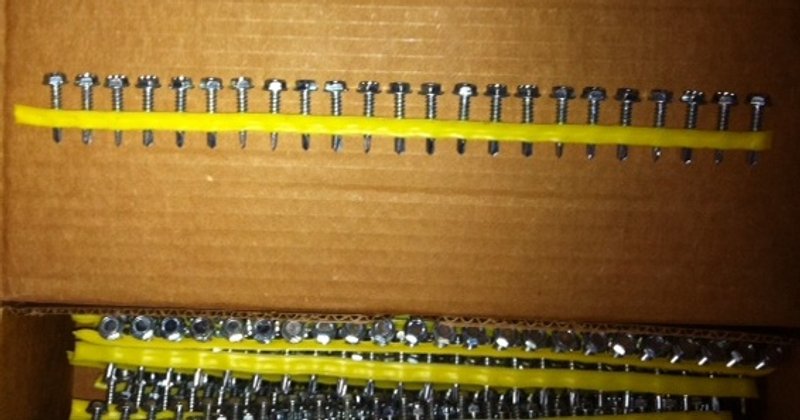 Screws,No.X1S1016, 5/16 HEX #10x1&quot;,Approx.1500 screws per box(33)Boxes Available