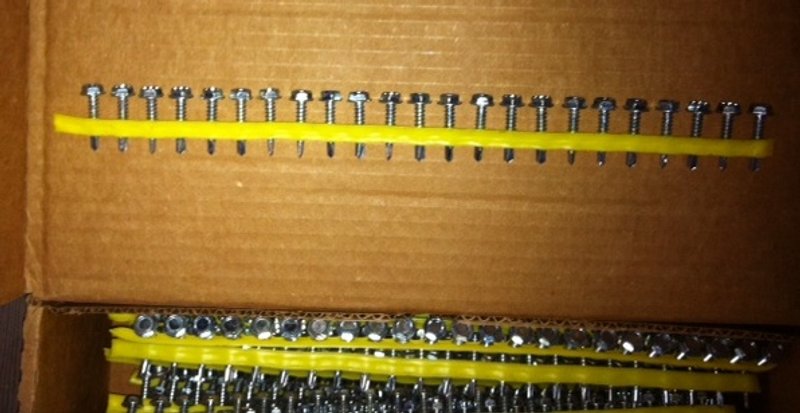 Screws,No.X1S1016, 5/16 HEX #10x1&quot;,Approx.1500 screws per box(33)Boxes Available