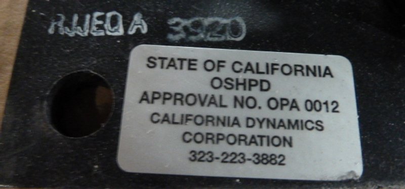 SPRING ISOLATION MOUNT: Cali. Dynamics, Model: RJJEQA3920 (4) Available