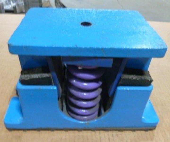 SPRING ISOLATION MOUNT: (6) Available, Color: Blue w/ purple springs