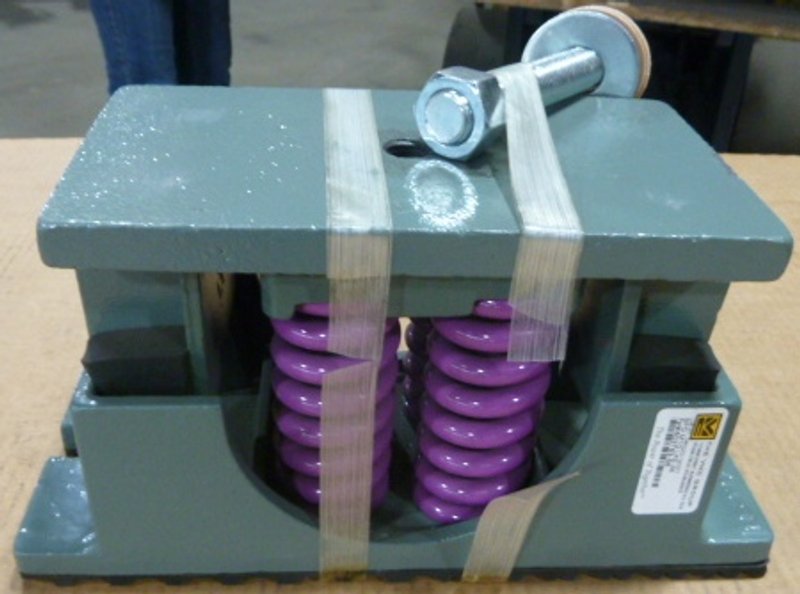 SPRING ISOLATION MOUNT: VMC, SPG MTG LKE-56, Gray with 4 purple springs,  (6) Available