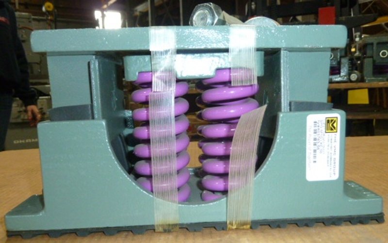 SPRING ISOLATION MOUNT: VMC, SPG MTG LKE-56, Gray with 4 purple springs,  (6) Available