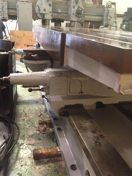 72" x 156" Cross Sliding Rotary Table, Power, 72" Travel, 9-1/2"H, (6) T-Slots