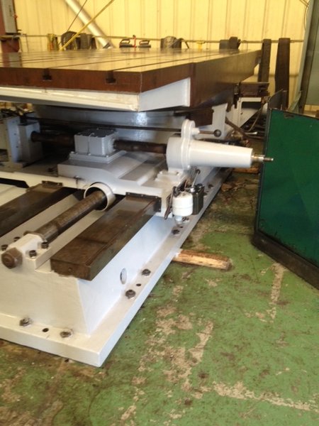 72" x 156" Cross Sliding Rotary Table, Power, 72" Travel, 9-1/2"H, (6) T-Slots
