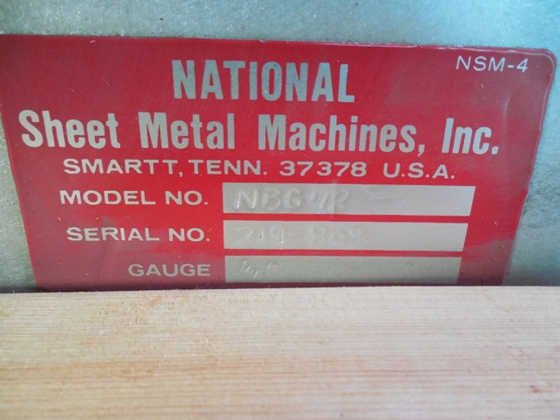 National Powered Back Gauge, Fits 6'  National Shears, Digital, New, In Stock
