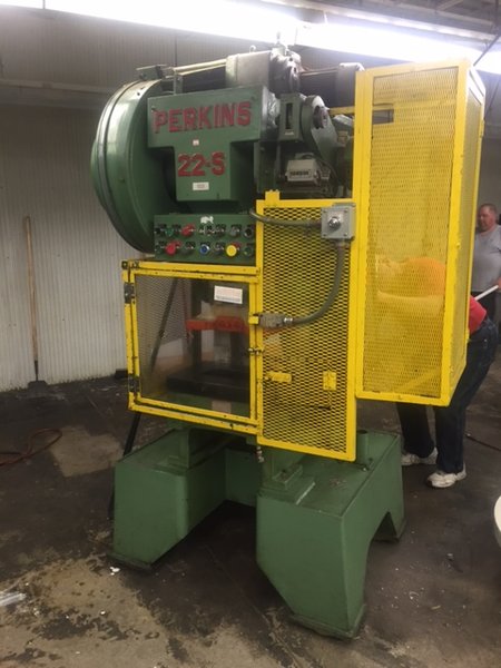 22 TON PERKINS No. 22-S, 2&quot; Str., 7&quot; S.H., 22&quot; x 12&quot; Bed, V-Speed 100-400 SPM, Clean
