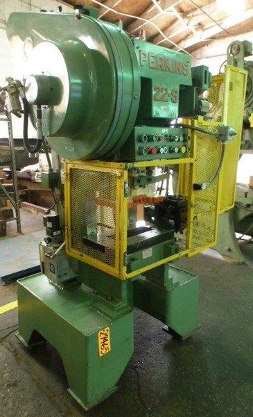 22 TON PERKINS No. 22-S, 2&quot; Str., 7&quot; S.H., 22&quot; x 12&quot; Bed, V-Speed 100-400 SPM, Clean