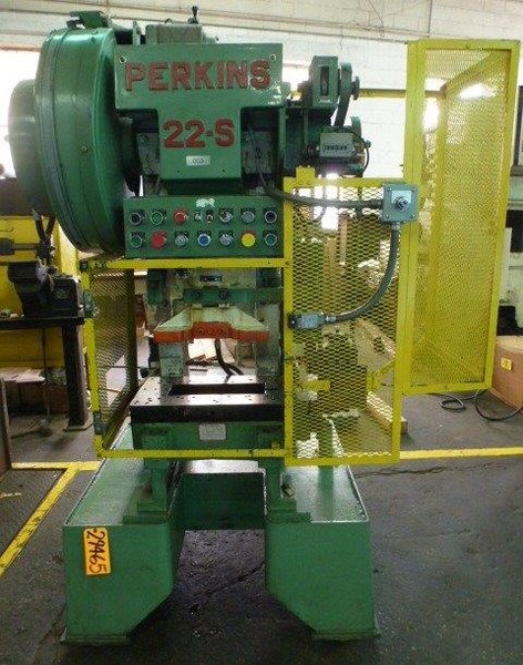 22 TON PERKINS No. 22-S, 2&quot; Str., 7&quot; S.H., 22&quot; x 12&quot; Bed, V-Speed 100-400 SPM, Clean