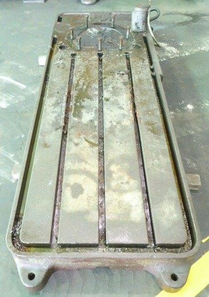 Carlton Radial Drill Base, Off 5&#039; x 11&quot;  Drill, 36&quot; x 66&quot; Work Surface