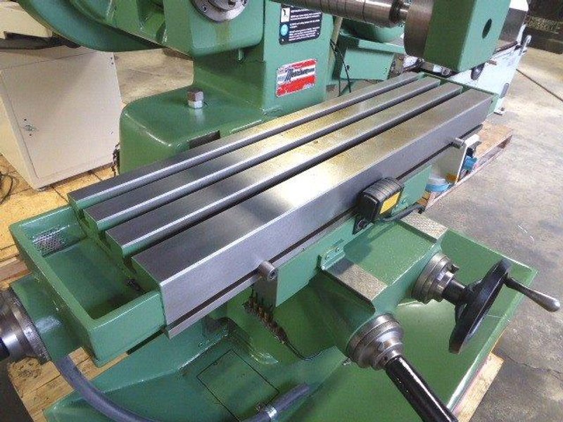 No. 2 U.S. Burke/Morrison Horizontal Mill, 50-2370 RPM, 8&quot; x 32&quot; P.F. Tbl., 2 HP, Coolant, Factory Rebuilt