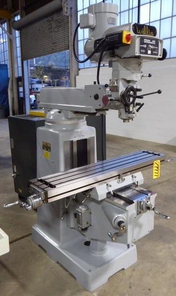 WILLIS Vertical Mill No. 1050, 10&quot; x 50&quot; Tbl., V-Speed, R-8, 3 HP, New