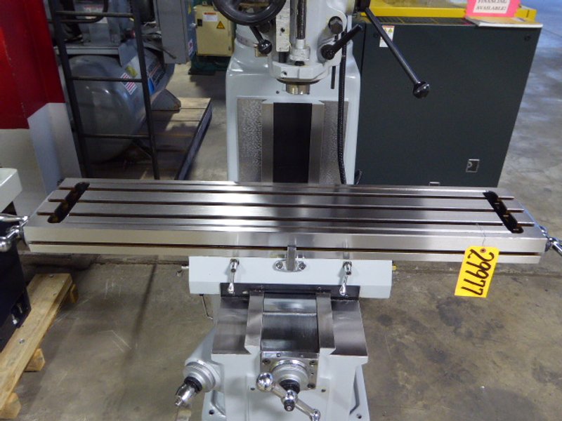 WILLIS Vertical Mill No. 1050, 10&quot; x 50&quot; Tbl., V-Speed, R-8, 3 HP, New