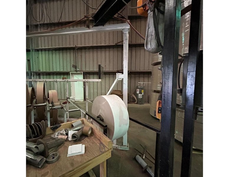 D’Andrea Double Paper Line Edgeboard Machine, 2024 – Reel Stand, Packaging Table