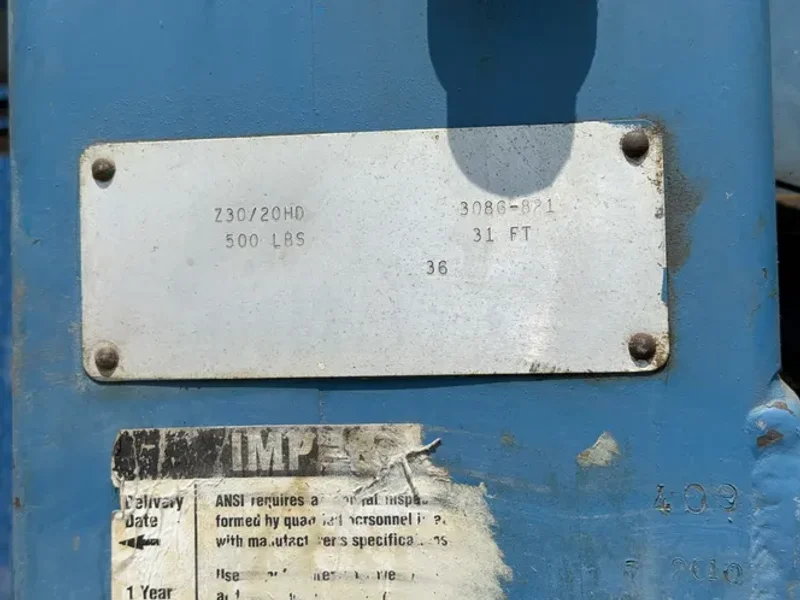 GENIE 500 LBS BOOM LIFT  -  BOOM Z-30/20HD