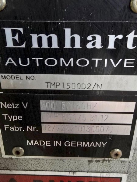 EMHART TMP1500D2/N STUD WELDER CONTROLLER USED