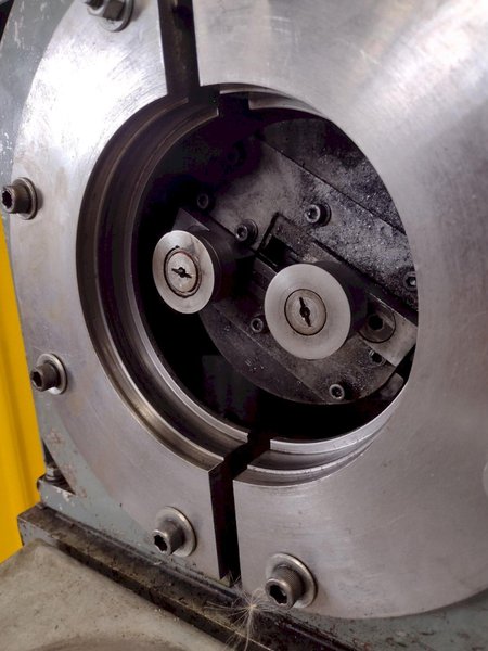 8" WELTY WAY HVAC PIPE COLLAR MAKING MACHINE: STOCK #17019