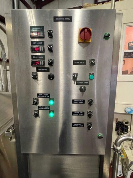 Specific Mechanical 40 BBL Brewhouse – 3-Vessel Steam-Fired System – 2015