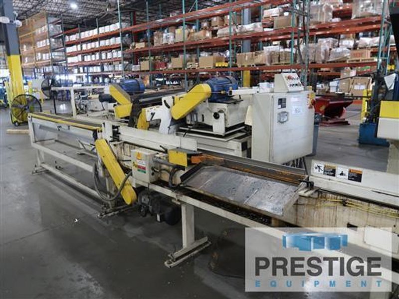 Haven #960 Wire Brush Double End Tube De-Burring Machine,