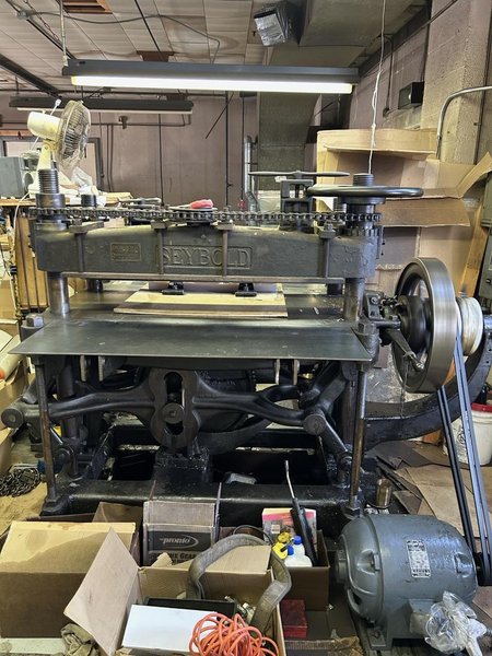 Seybold Dual Head Die Press