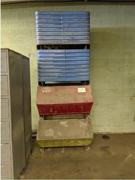 (6) 42&quot; X 36&quot; X 24&quot; METAL TUBS: STOCK 13478