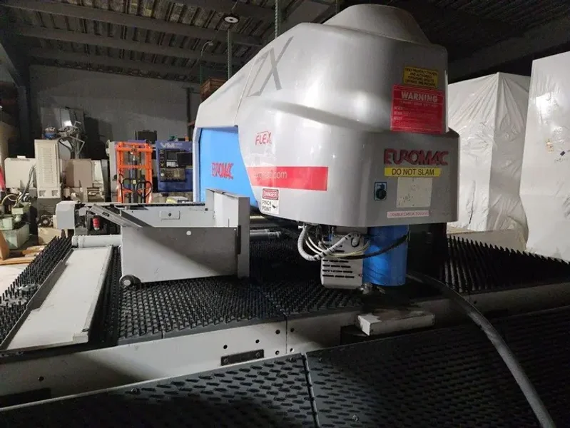 USED EUROMAC ZX FLEX 33 TON CNC PUNCHING MACHINE WITH TOOL ROTATION