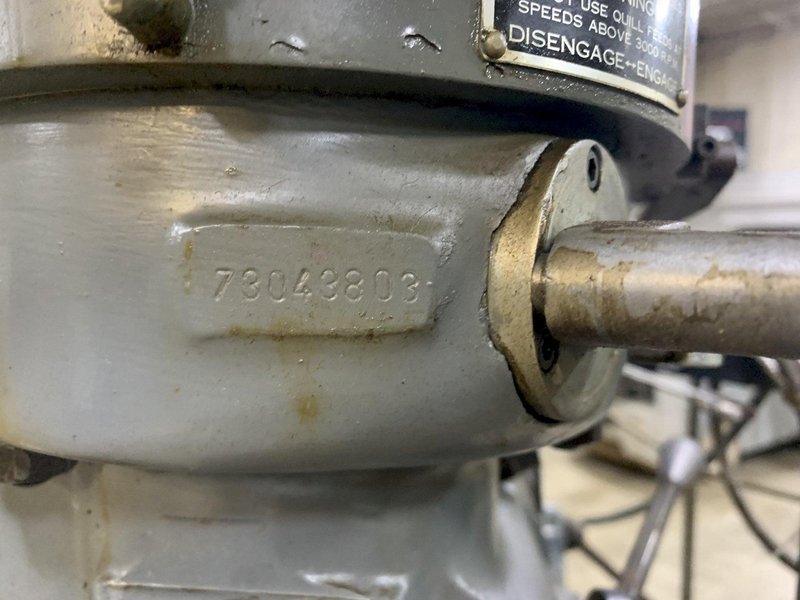 Alliant Variable Speed Vertical Milling Machine
