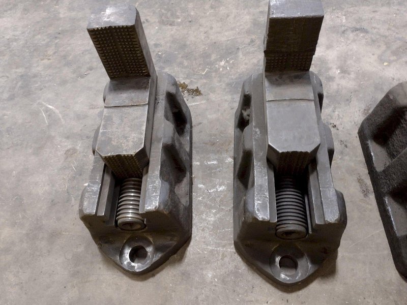 14&quot; SET OF 4 BORING MILL CHUCK JAWS. STOCK # 1264522