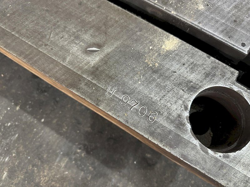 66&quot; X 62&quot; X 6&quot; LAKE SHORE T-SLOTTED FLOOR PLATE: STOCK #78749