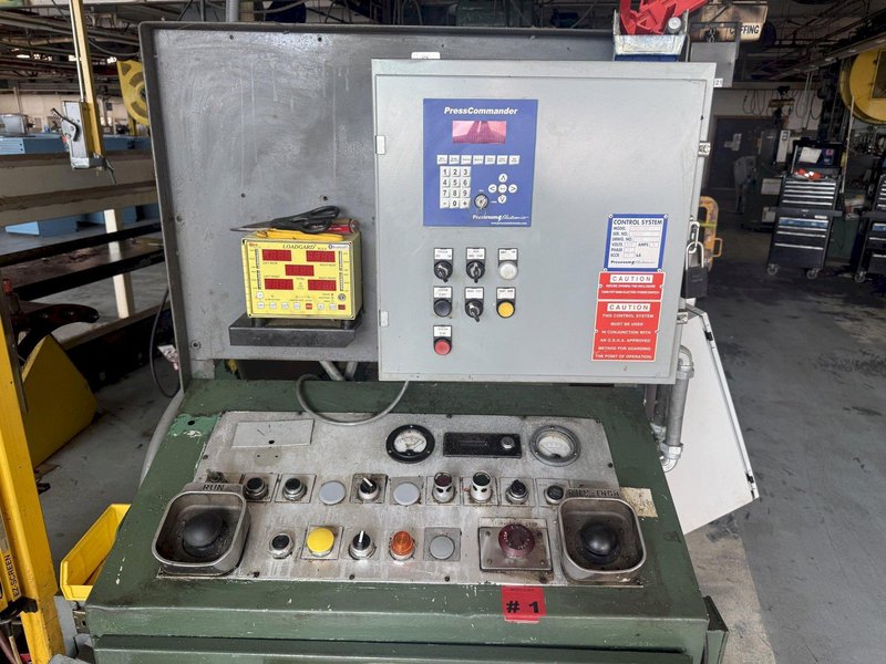 75 TON MINSTER MODEL P2-75 STRAIGHT SIDE PRESS, 3" STROKE: YOBRO #26206