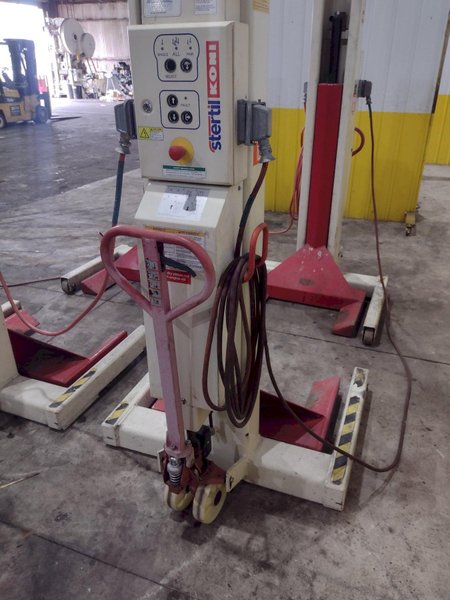 (4) 13,000 LBS STERTIL-KONI MODEL ST-1060 HEAVY DUTY MOBILE COLUMN LIFT JACKS: STOCK #23064