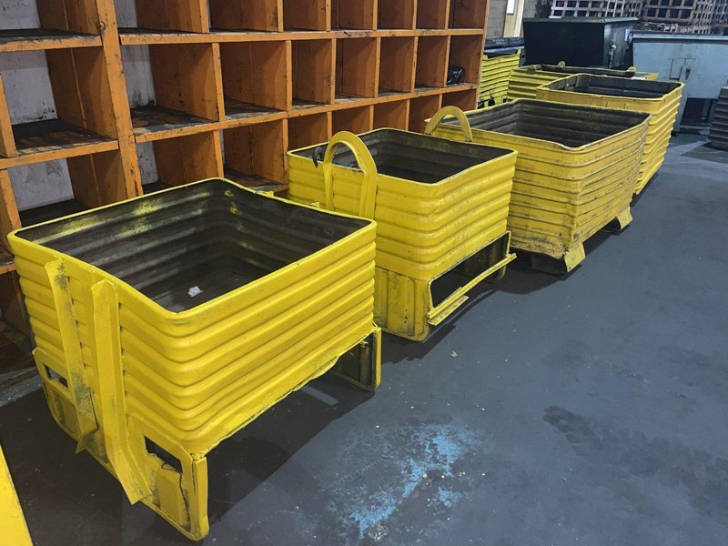 STEEL STORAGE TOTE HOPPERS: STOCK #14240