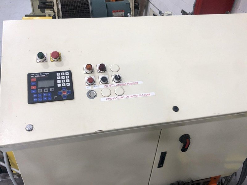 SESCO Coil Cradle - Straightener - Feeder Complete Coil Feed Line 20,000 Lbs. x 42" Wide